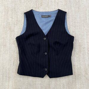 Atmosphere Pinstripe Work Office Vest